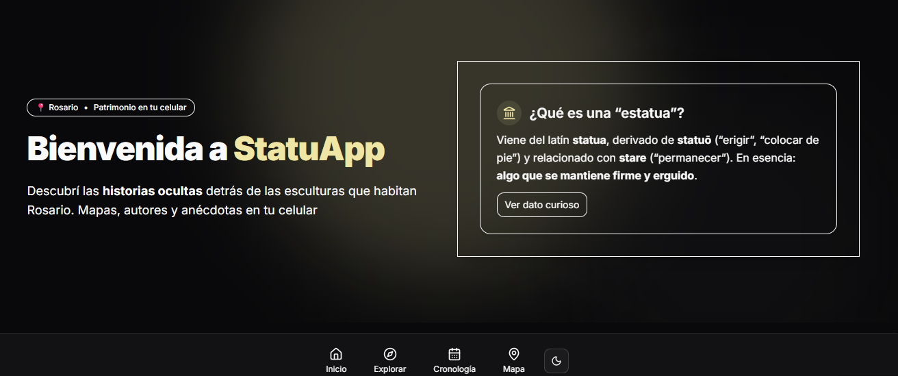 Vista previa del proyecto StatuApp